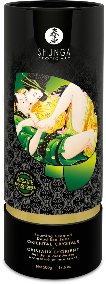 Shunga Oriental Crystals Lotus Flower sali bagno Mar Morto