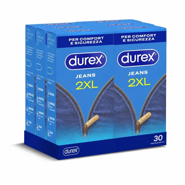Durex Settebello XXL preservativi 30 pezzi misura larga
