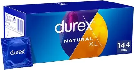 Durex Natural XL preservativi 144 pezzi extra large