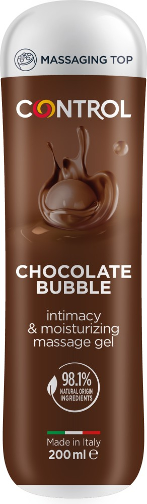 Control Bubble Chocolate gel massaggio 3in1 cioccolato