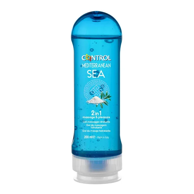 Control Massage and Pleasure Mediterranean Sea gel massaggio 2in1