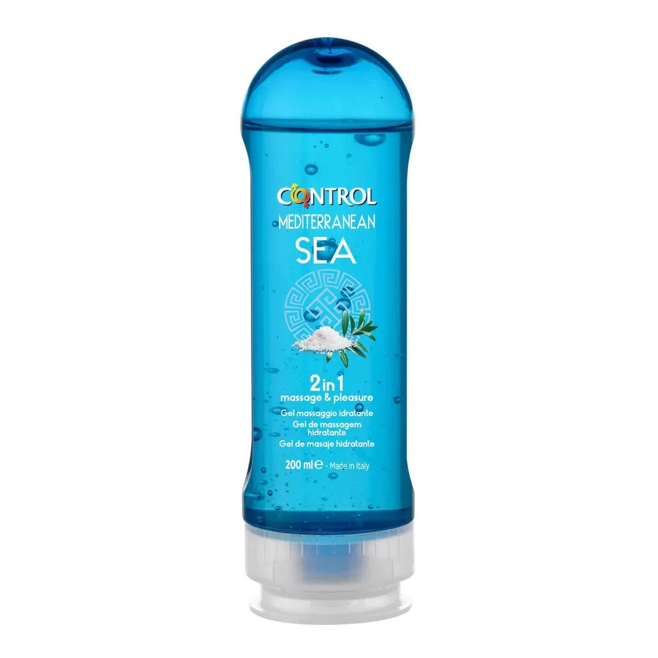 Control Massage and Pleasure Mediterranean Sea gel massaggio 2in1