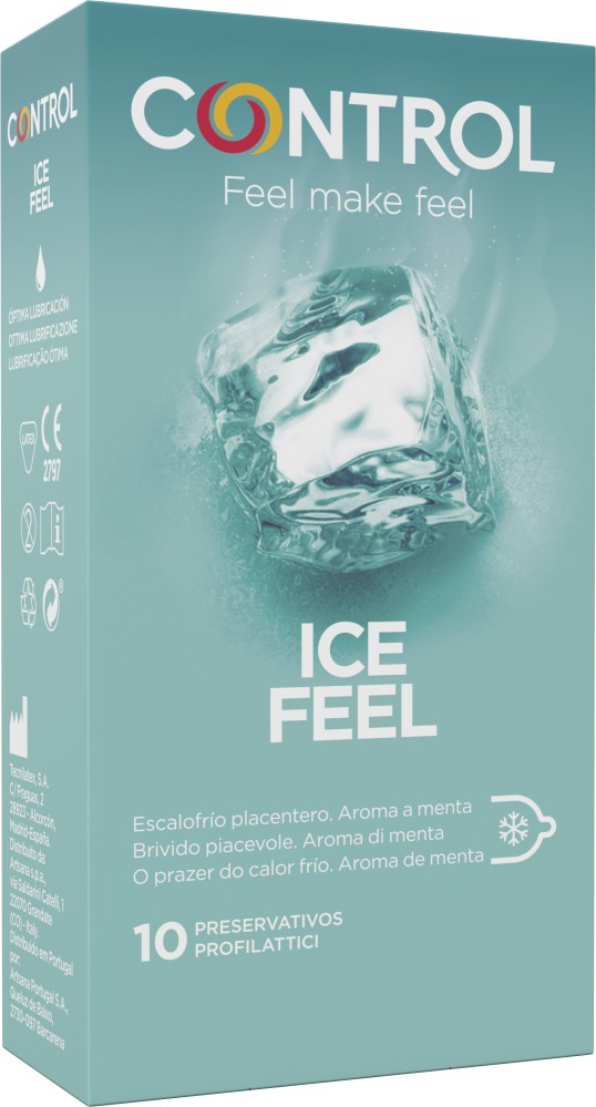 Control Ice Feel preservativi effetto freddo 10 pezzi menta
