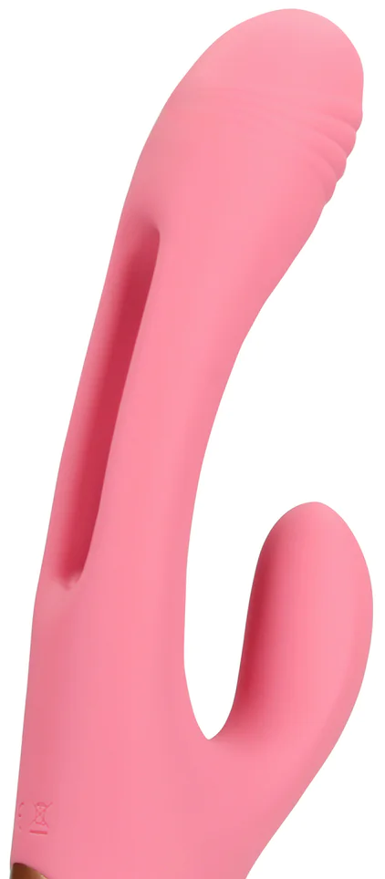 Loveline Flapping G-Spot Rabbit vibratore in silicone