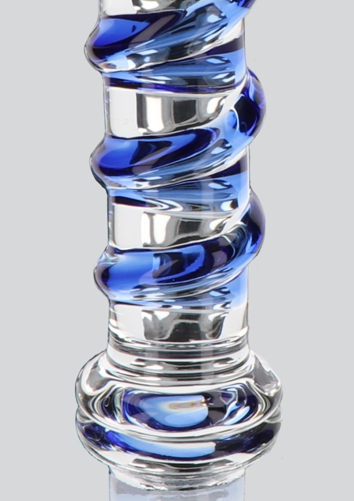 Toyjoy Glassworxx G-Spot Gemstone Dildo Vetro 18 cm Curvo