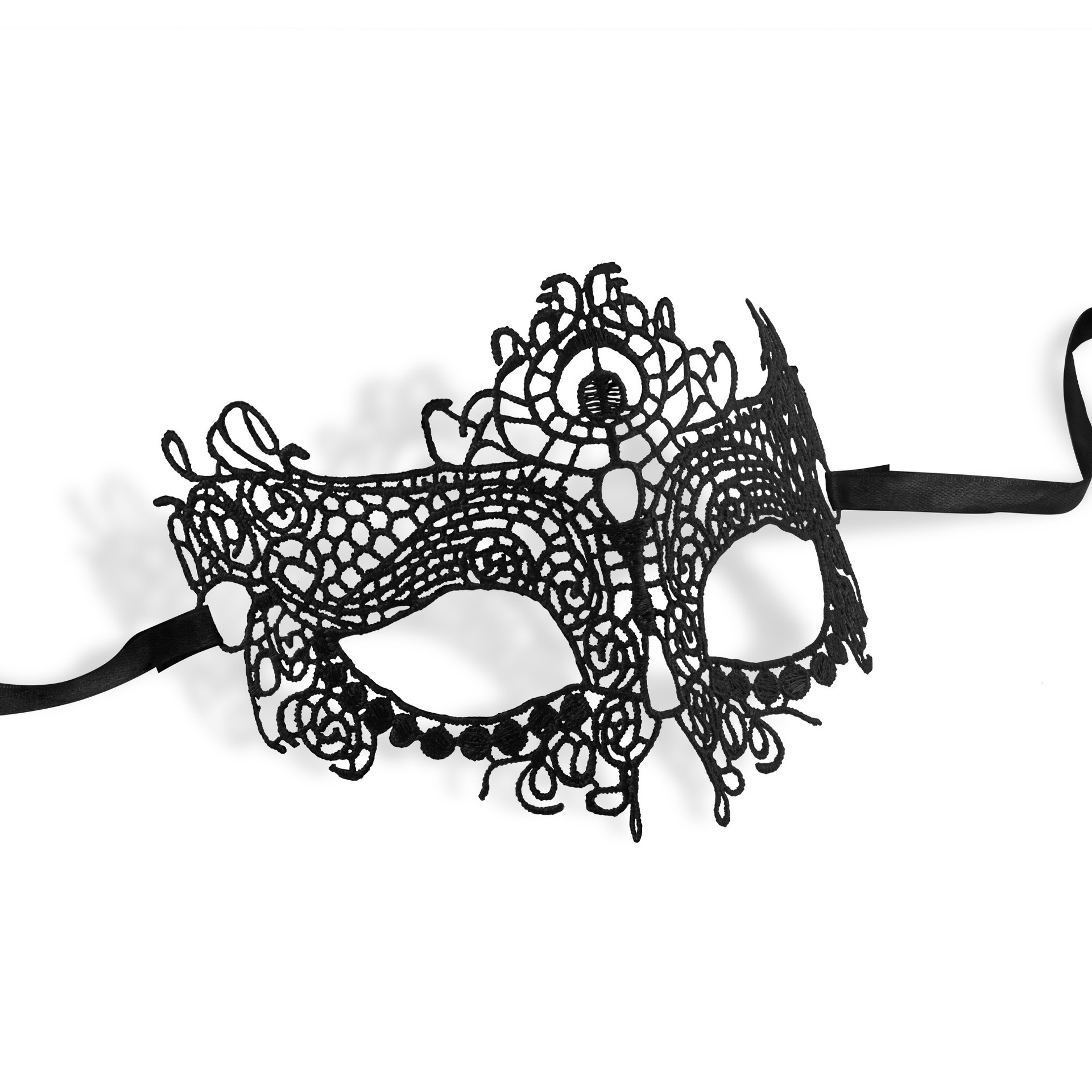 Crushious Mystica mascherina in pizzo nero