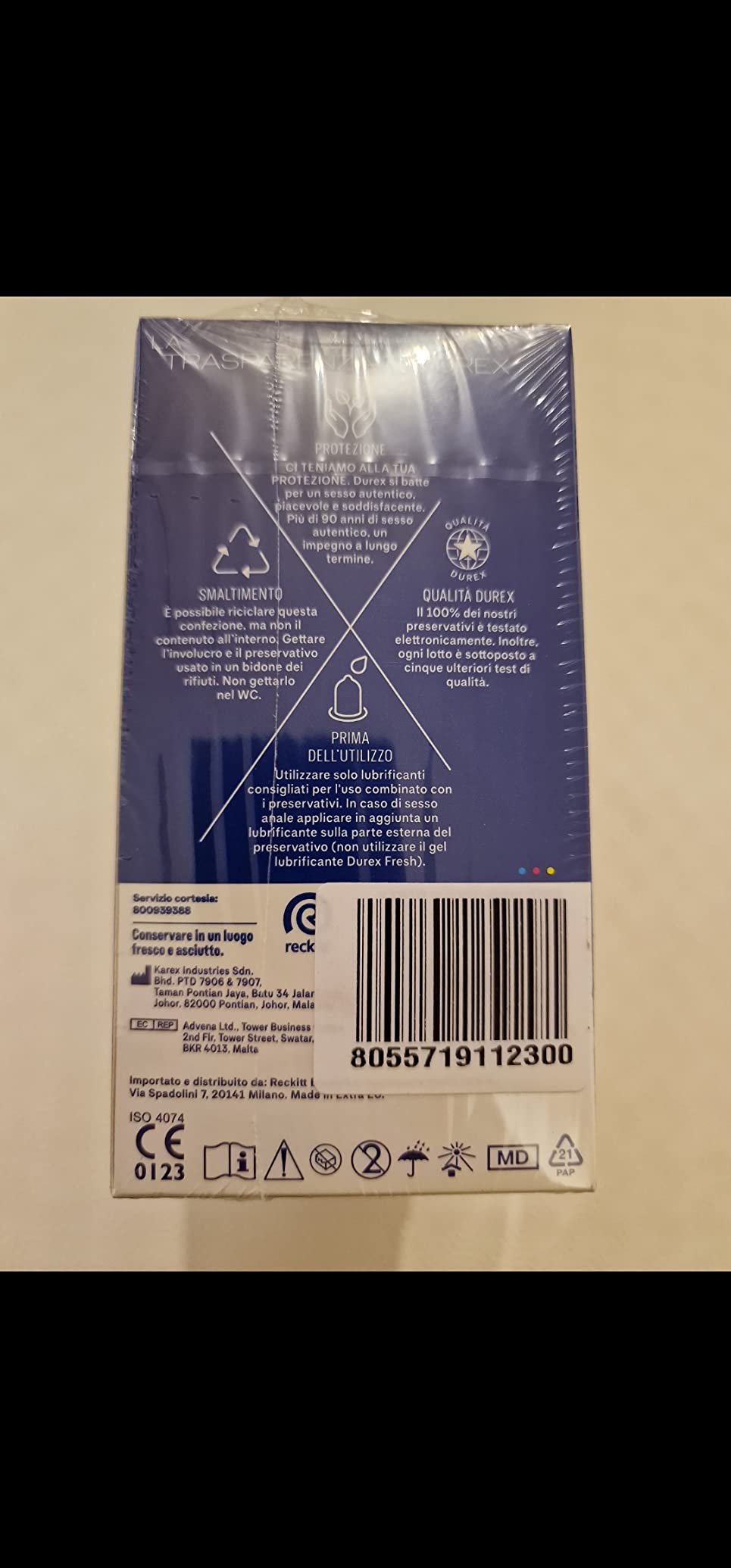Durex Settebello XXL preservativi 30 pezzi misura larga