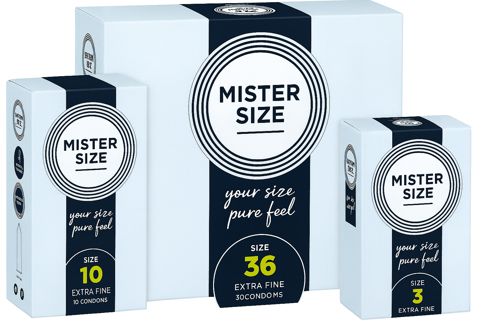 Mister Size 49mm preservativi su misura 3 pezzi