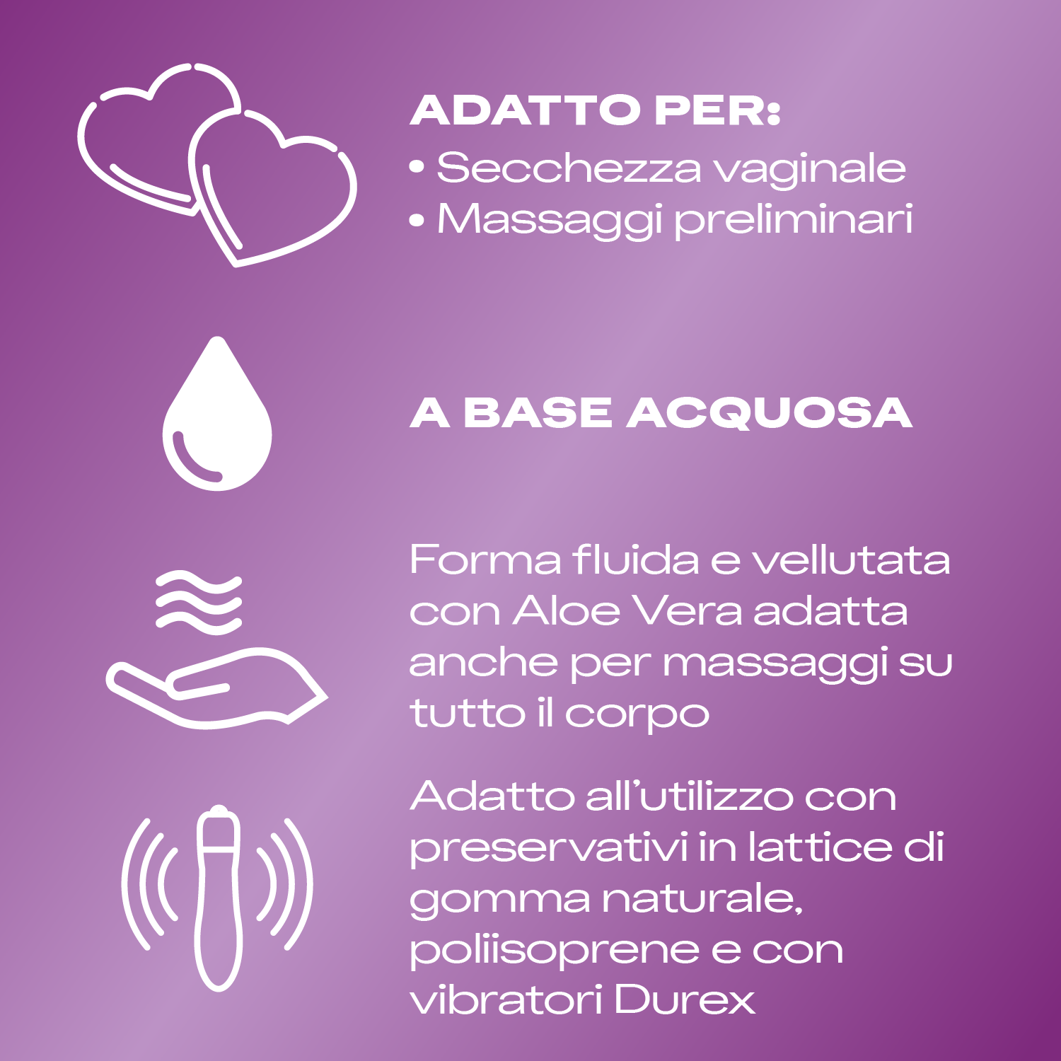 Durex Massage 2 in 1 Sensual lubrificante aloe vera 200 ml