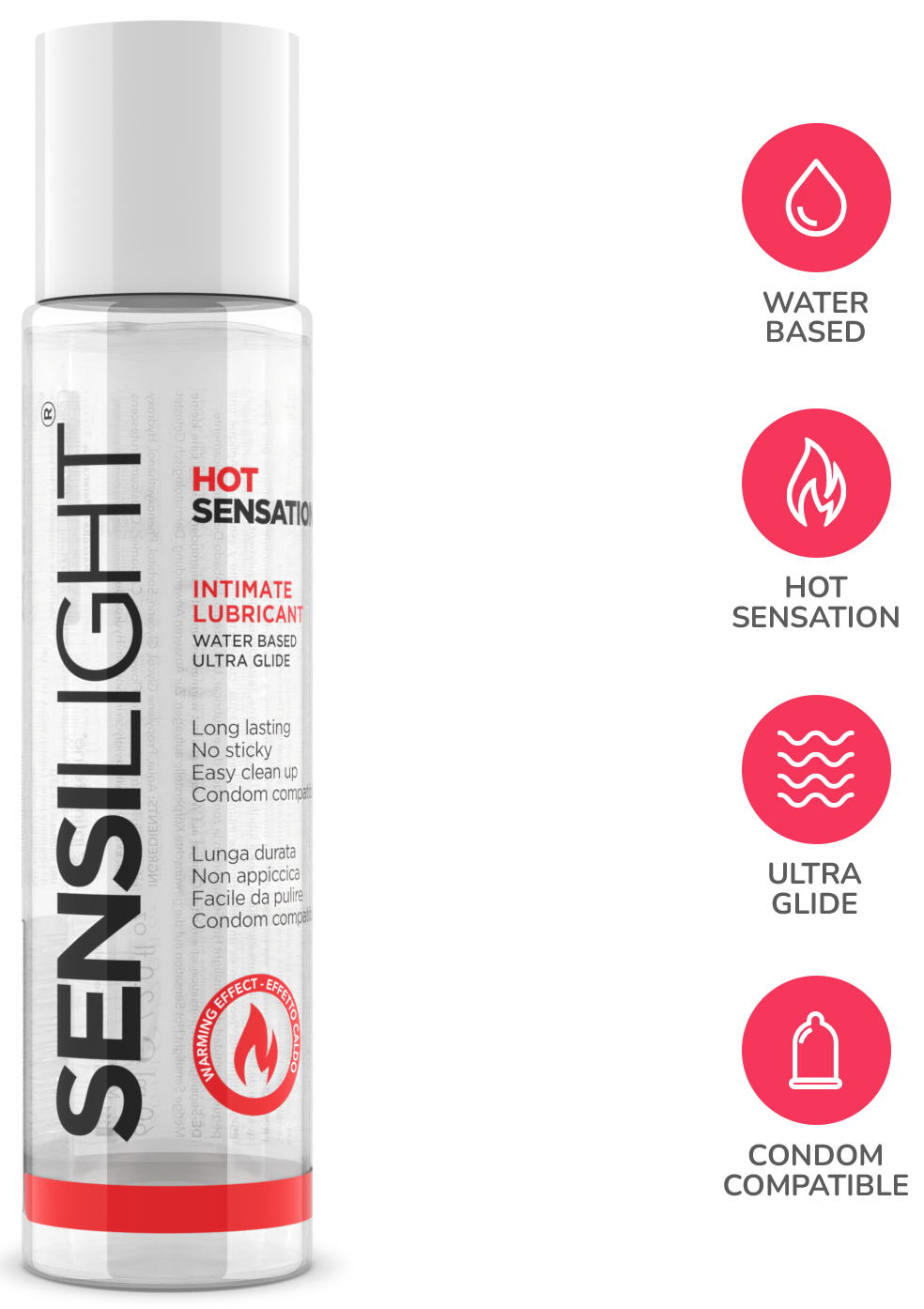 IntimateLine Sensilight Hot gel lubrificante effetto caldo
