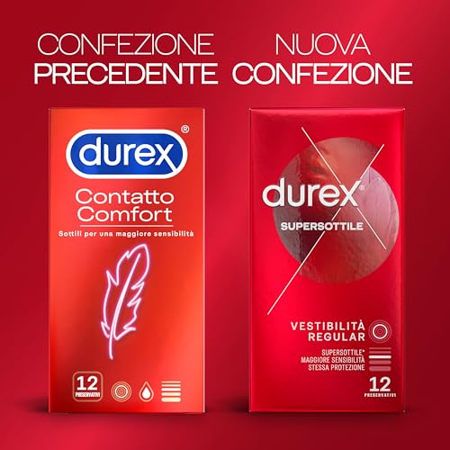 Durex SuperSottile preservativi 48 pezzi ultra sottili