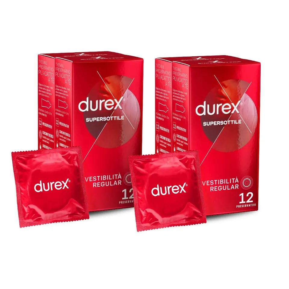 Durex SuperSottile preservativi 48 pezzi ultra sottili