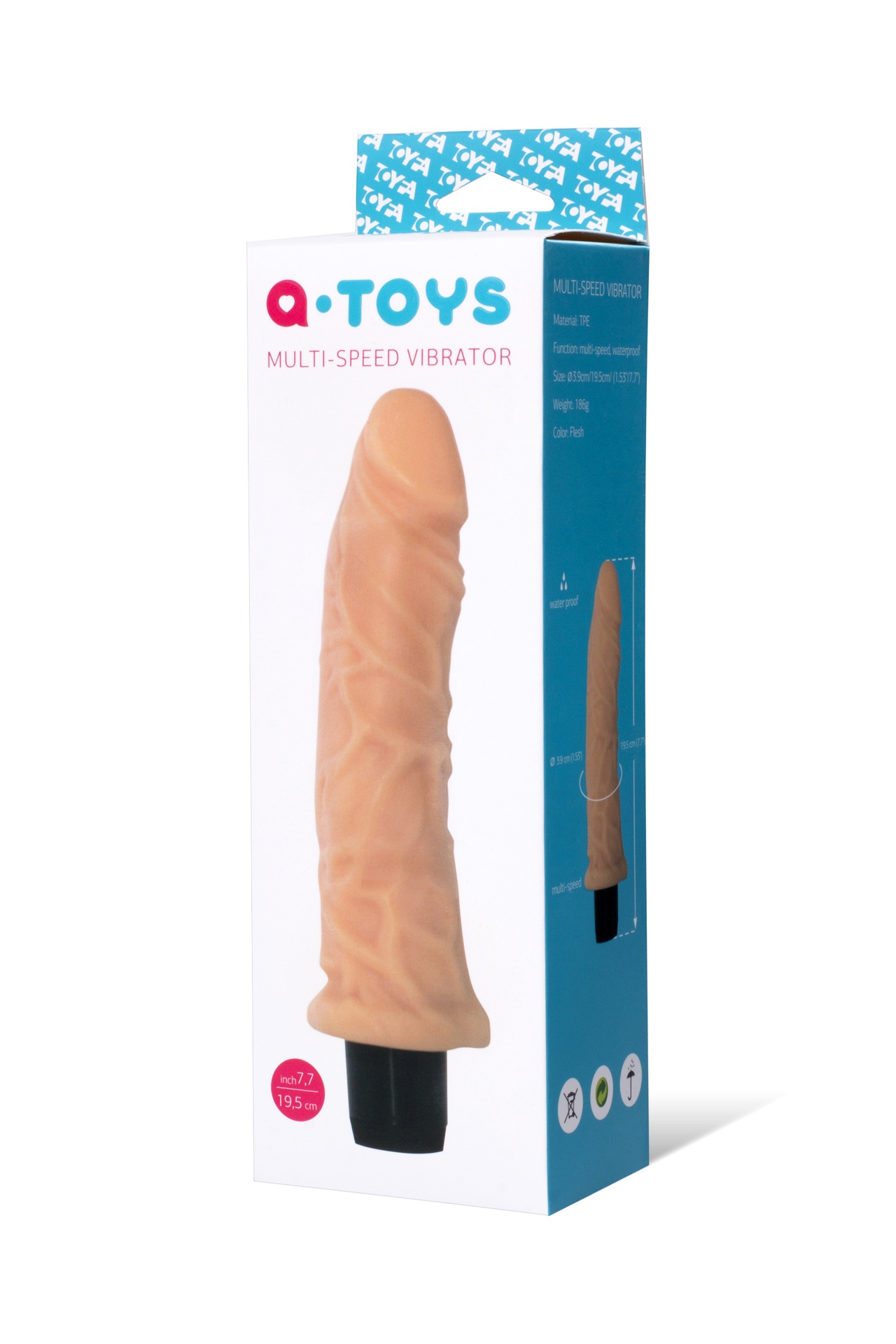A-Toys 761002 Vibratore Realistico 10 Velocità