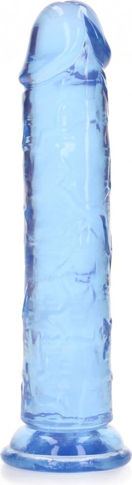 RealRock Straight Suction Cup 7 dildo realistico blu