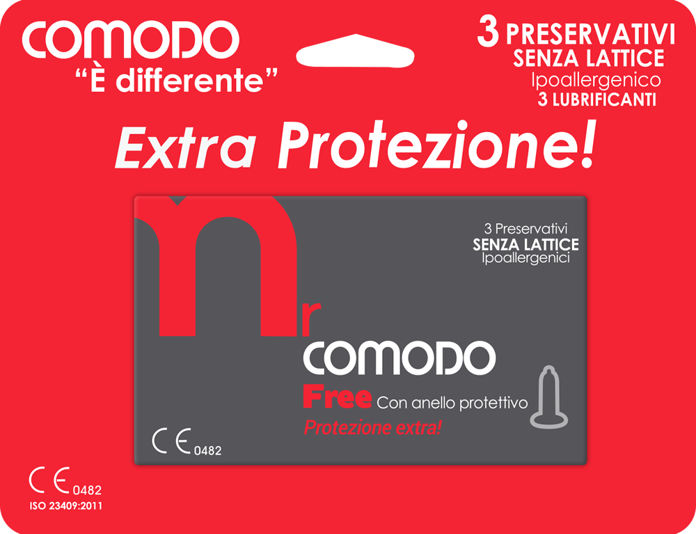 mrComodo Free preservativi anallergici ultrasottili