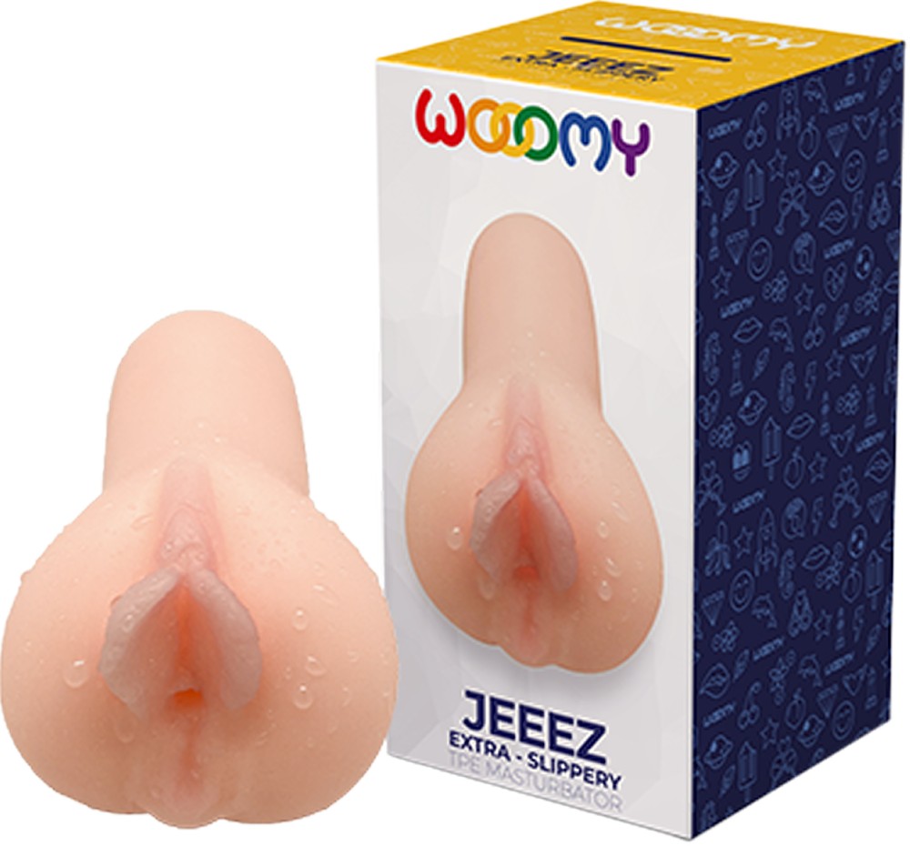 Wooomy Jeeez masturbatore uomo vagina 11,6 cm senza ftalati