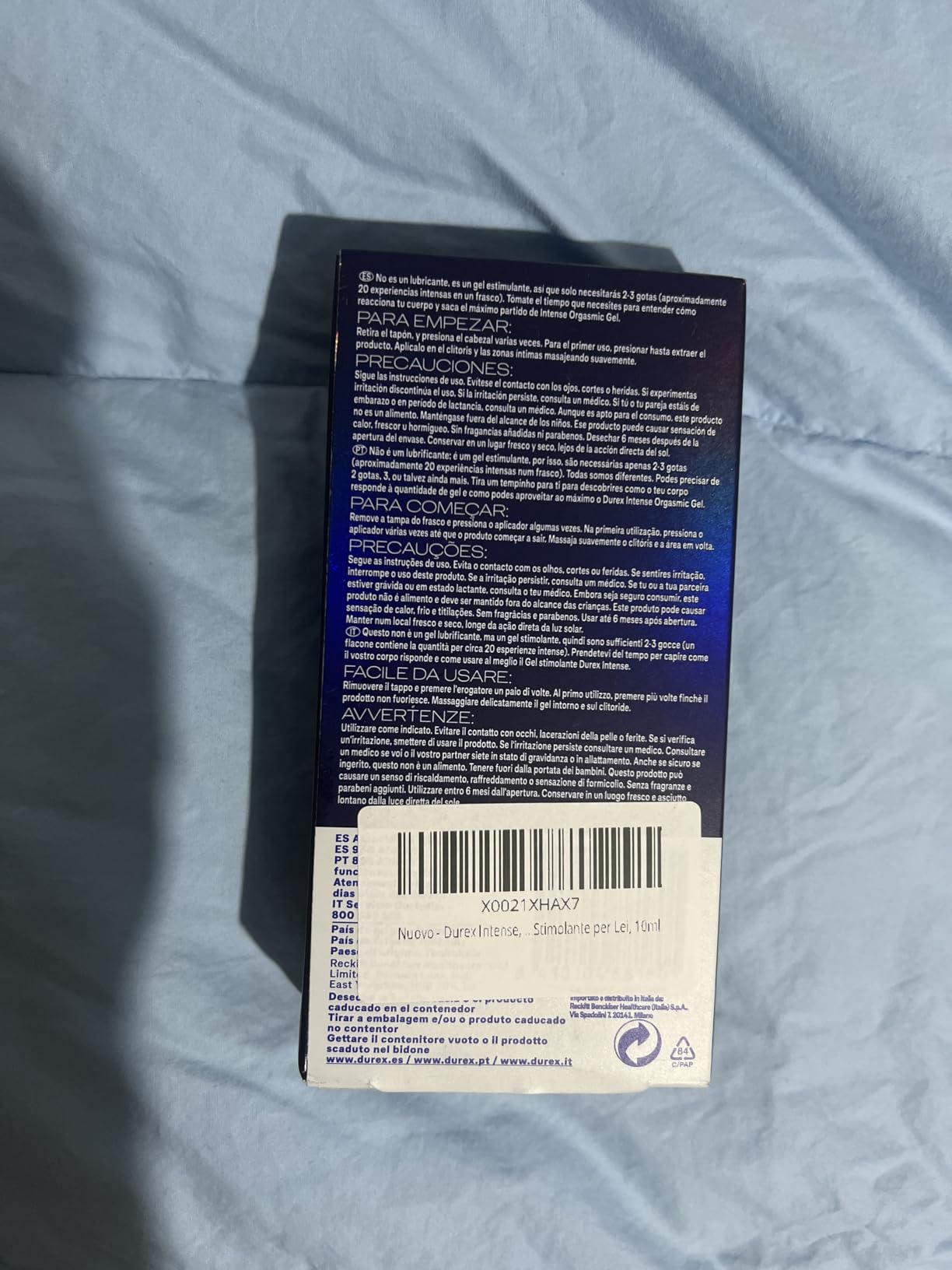 Durex Intense gel lubrificante stimolante 10 ml per lei