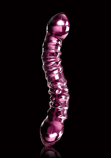 Pipedream Icicles No.55 dildo vetro doppia stimolazione G e P