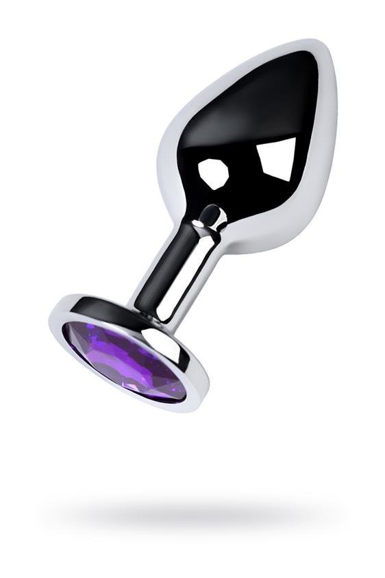 Toyfa 717002 plug anale in metallo 8 cm con pietra