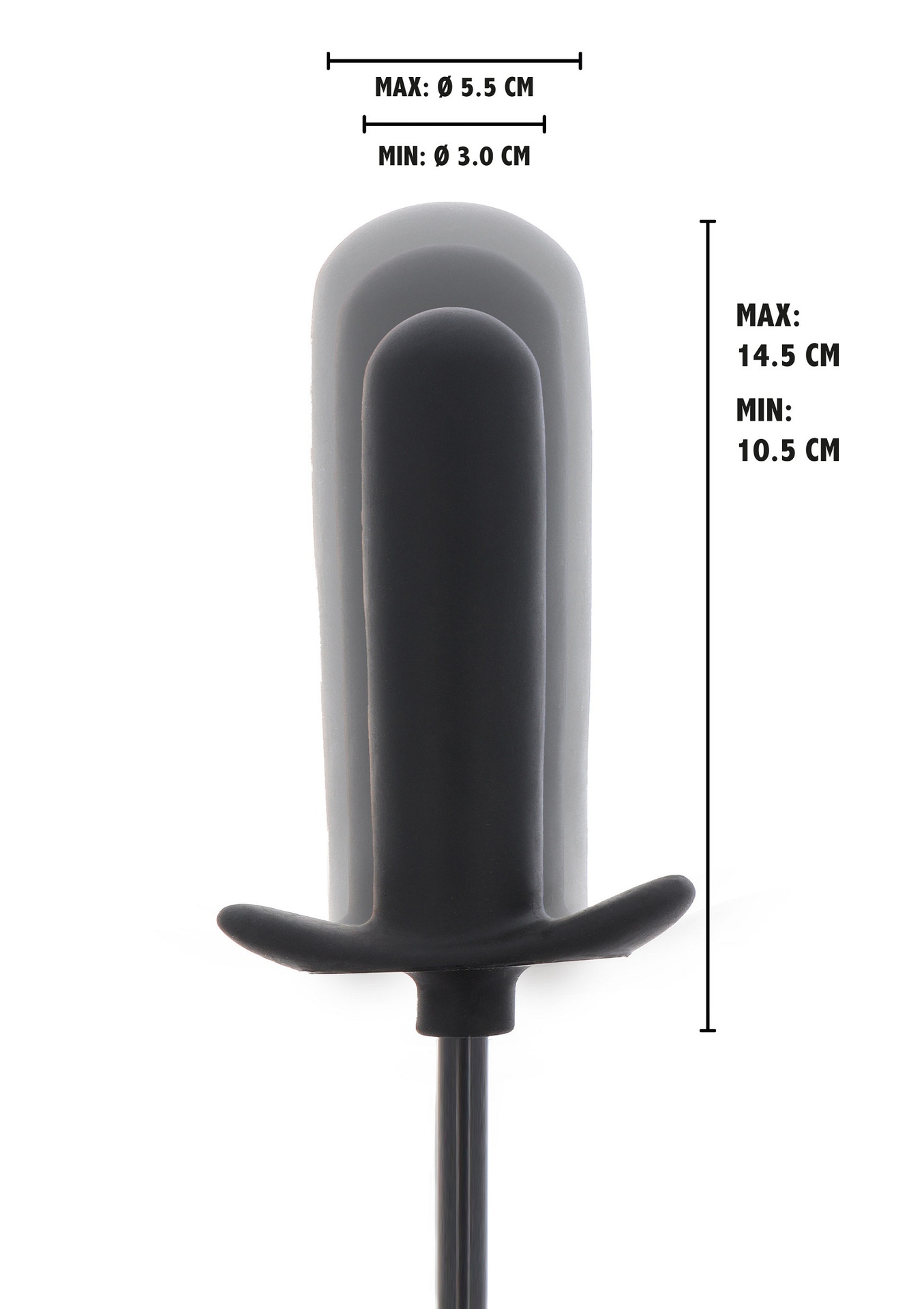 Hidden Desire Extreme Inflatable Smooth Plug anale gonfiabile