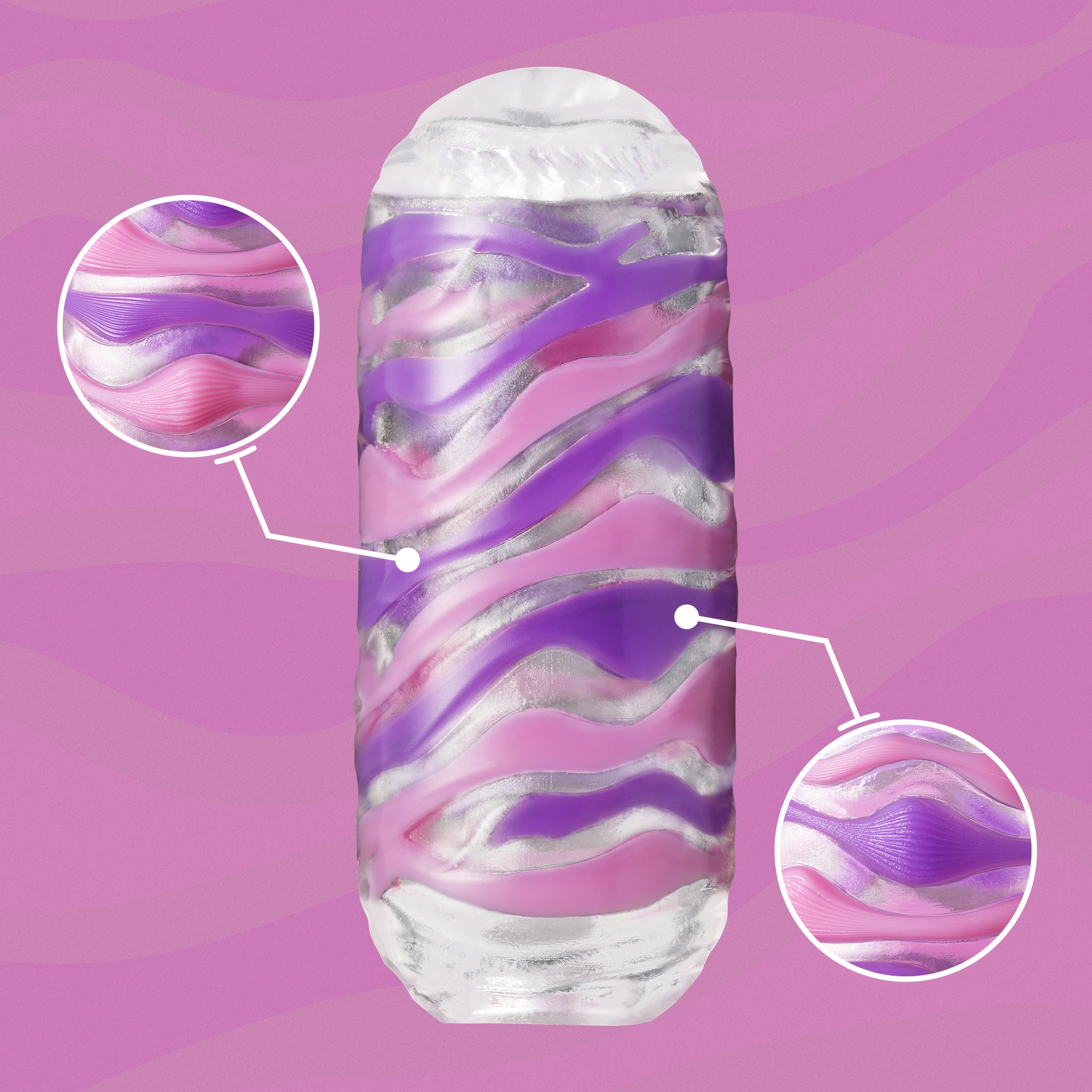 Tenga Arte Drape masturbatore uomo elastomero