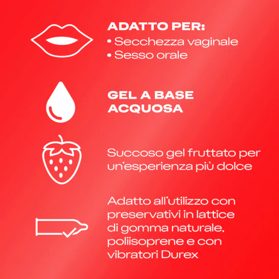 Durex Play Strawberry lubrificante fragola 50ml