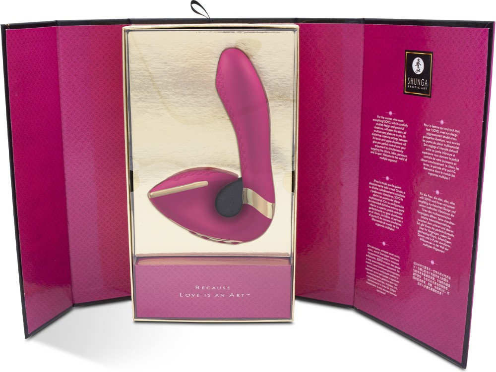 Shunga Soyo Erotic Art vibratore rabbit silicone 10 vibrazioni
