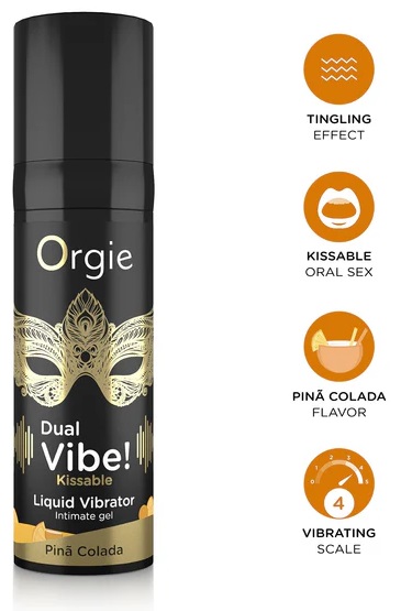 Orgie Dual Vibe gel stimolante piña colada effetto vibrante