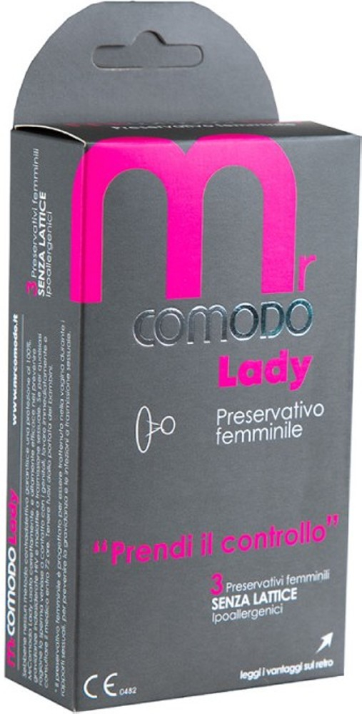 MrComodo Lady preservativi femminili anallergici sottili