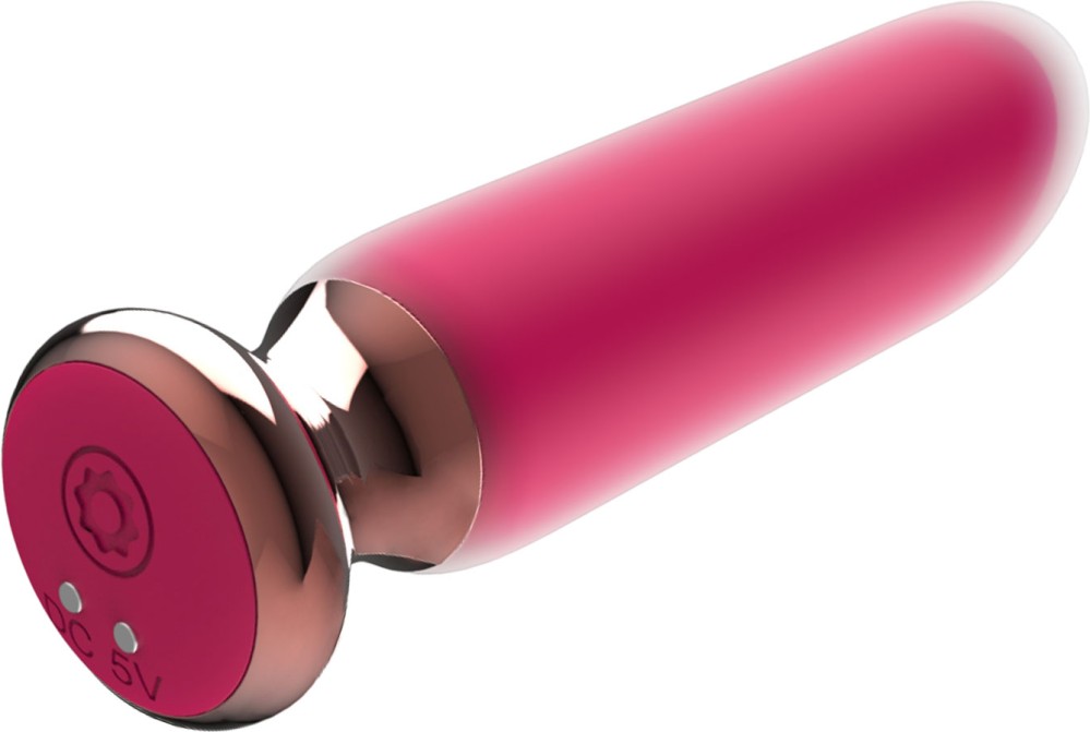 ToyJoy Buttocks The Gracious plug anale vibrante fucsia telecomando