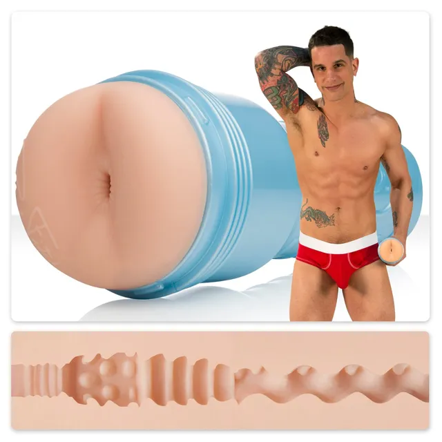Fleshjack Pierre Fitch Scorpio masturbatore anale stretto