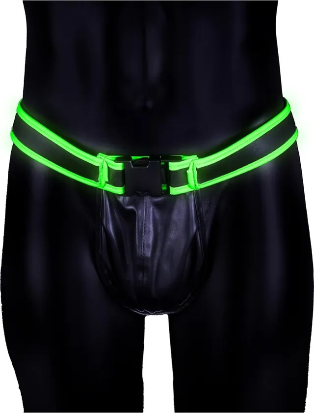 Ouch! Buckle Jock Strap Glow in the Dark Sospensorio S/M