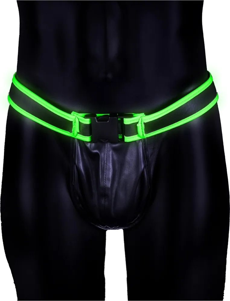 Ouch! Buckle Jock Strap Glow in the Dark Sospensorio S/M