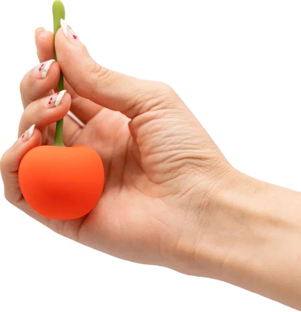 Emojibator Cherry pallina vibrante kegel silicone 9 modalità