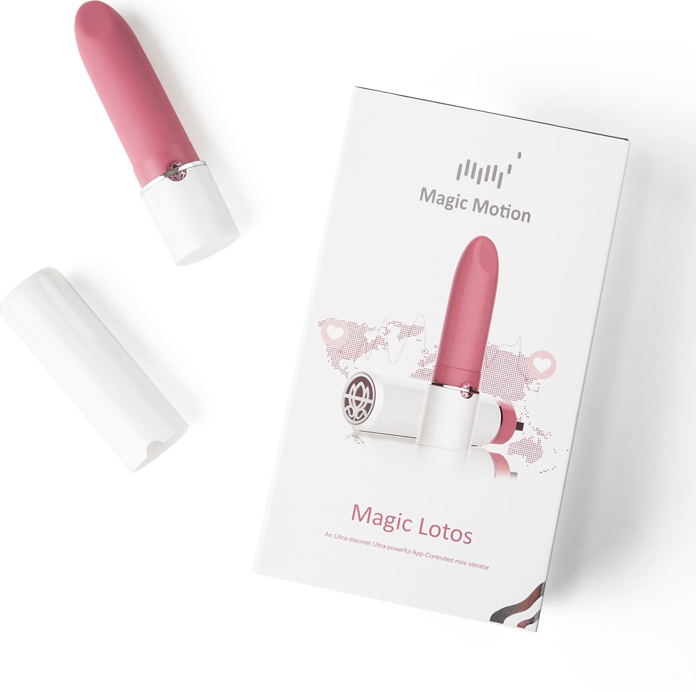 Magic Motion Magic Lotos mini vibratore clitoride rosa con app