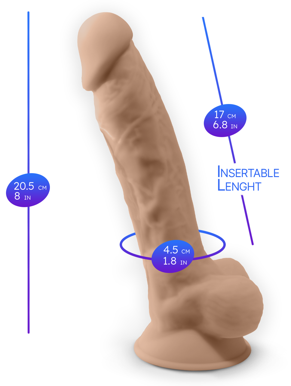 Silexd Vibration Model 1 8 dildo vibrante realistico