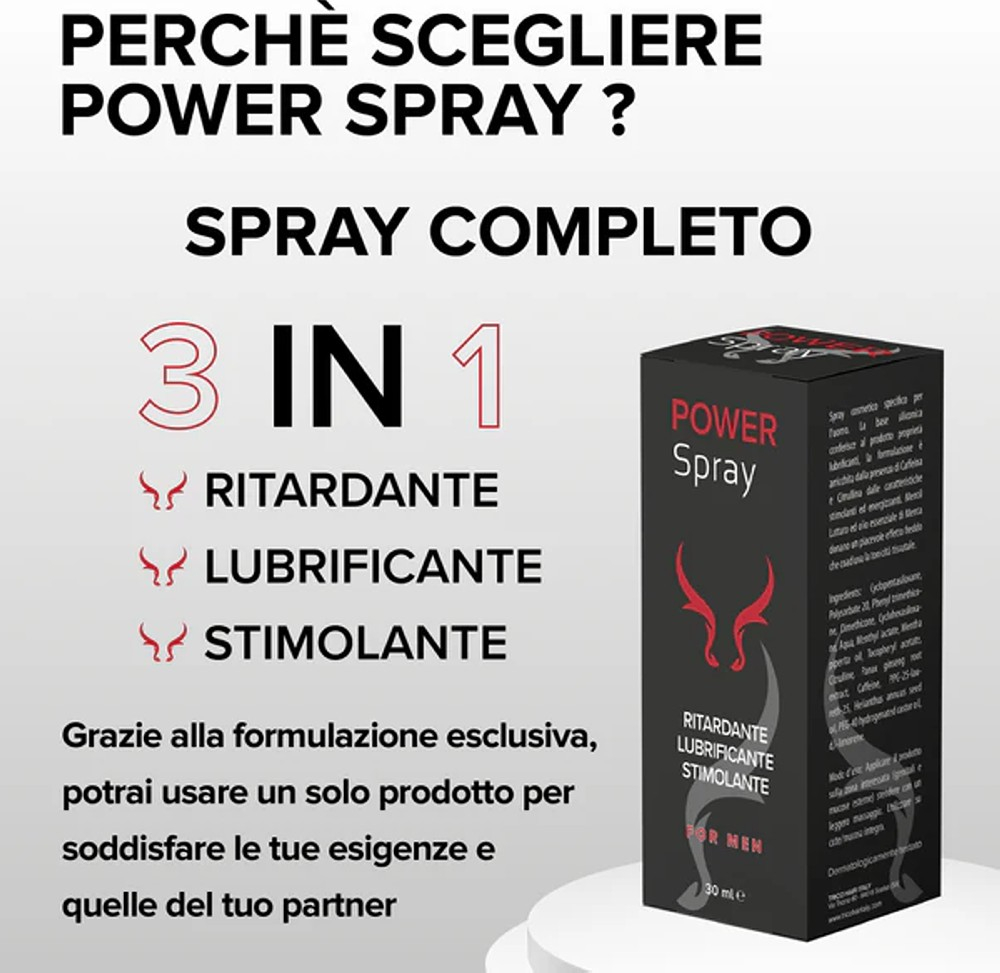Power Spray 3in1 spray ritardante 30 ml menta