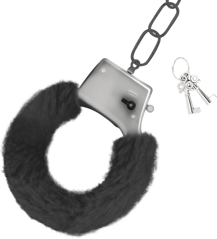 Crushious Love Cuffs manette pelose metallo