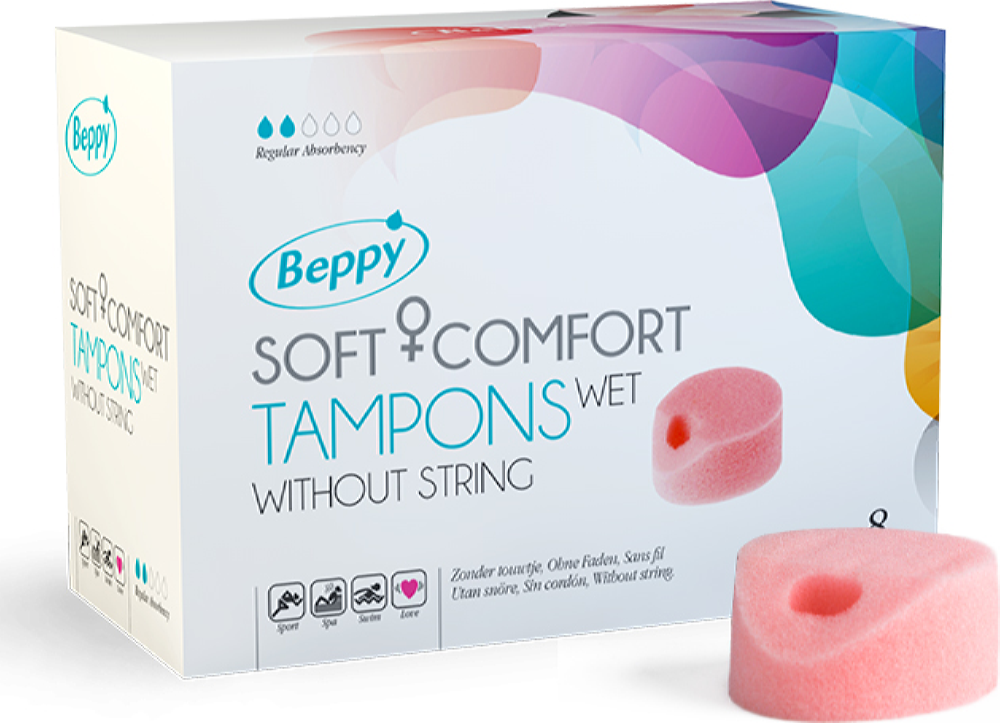 Beppy Wet Tampons tamponi spugna senza filo