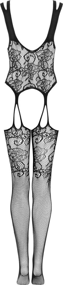 Obsessive Bodystocking F239 catsuit nero open crotch
