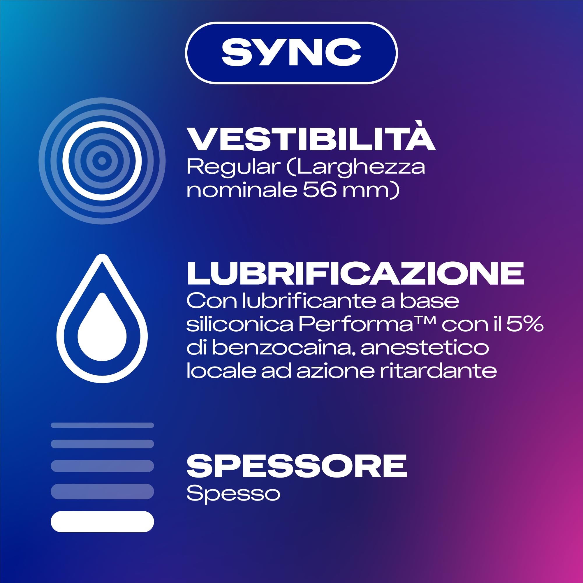 Durex Mix Performance preservativi 24 pezzi Sync e ritardanti
