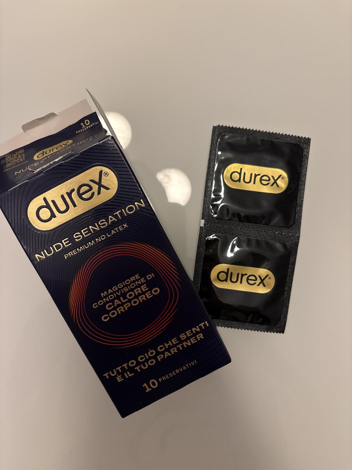 Durex Nude Sensation preservativi 20 pz senza lattice sottili
