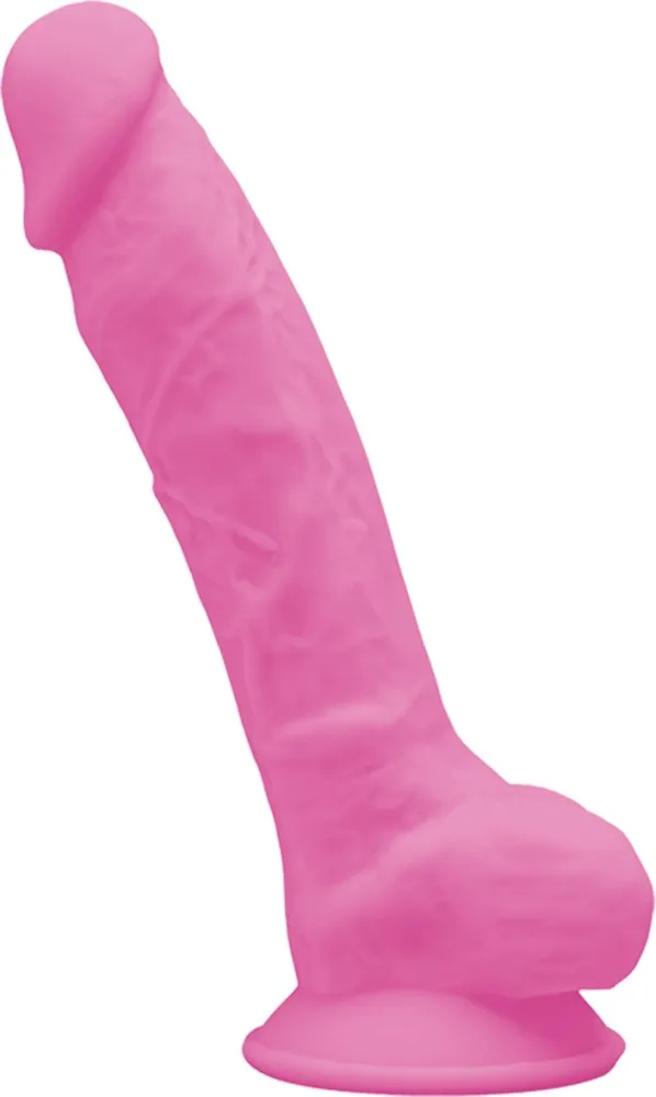 Silexd Model 1 7 dildo realistico fosforescente fucsia