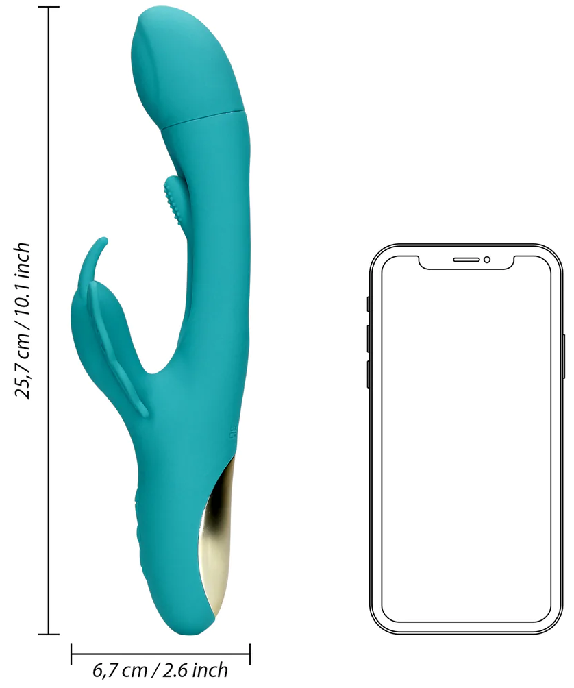 Loveline Flapping G-Spot Butterfly vibratore rabbit silicone