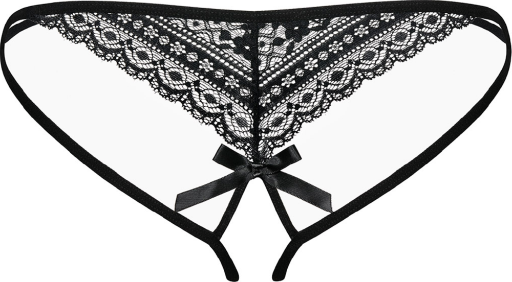 Obsessive Picantina Thong perizoma aperto nero
