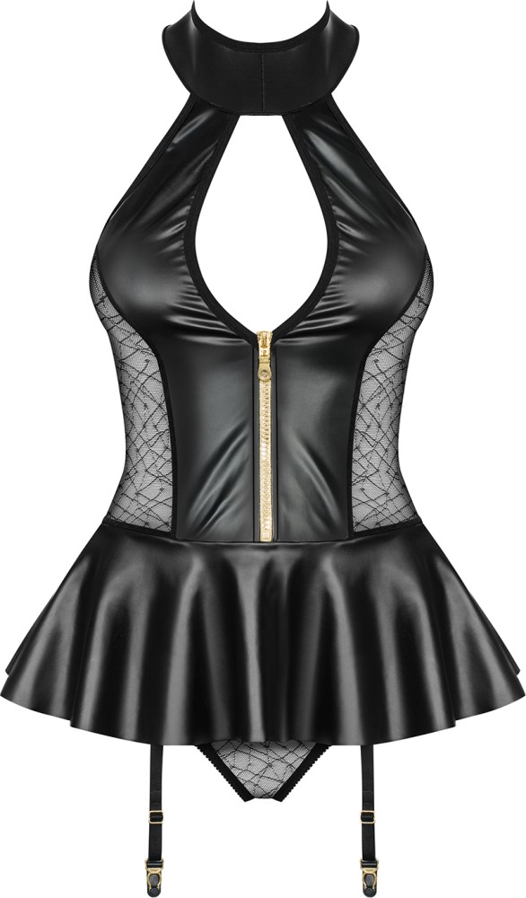 Obsessive 859-COR-1 corsetto con mutandine nero