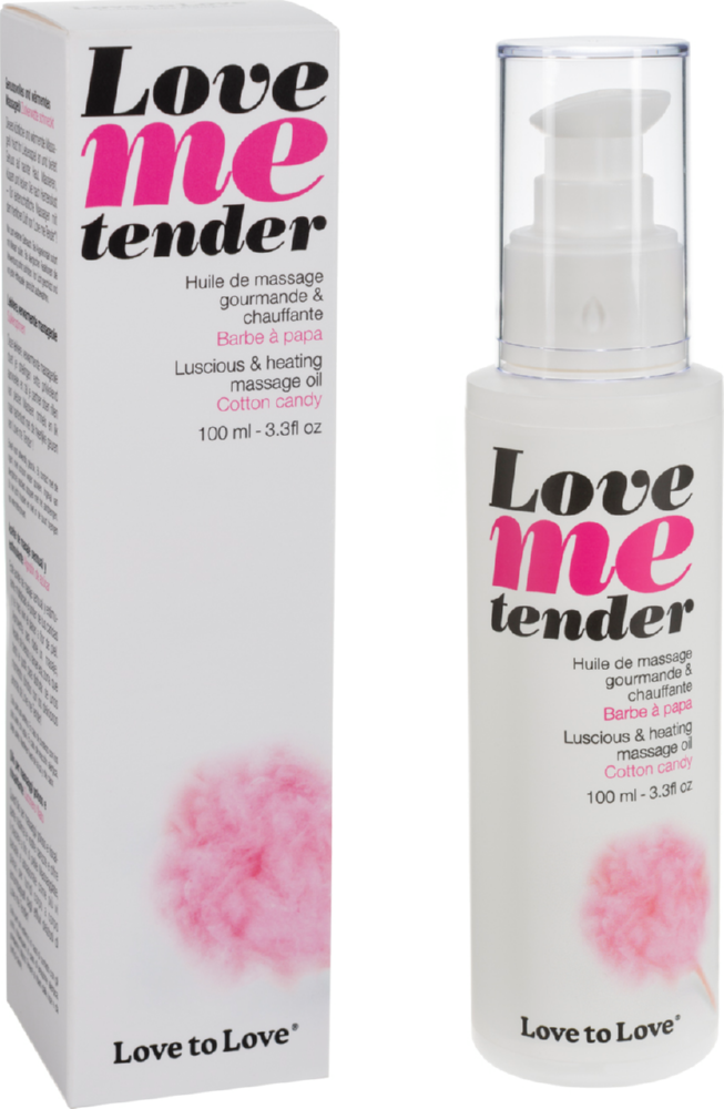 Love to Love Love Me Tender olio massaggio zucchero filato