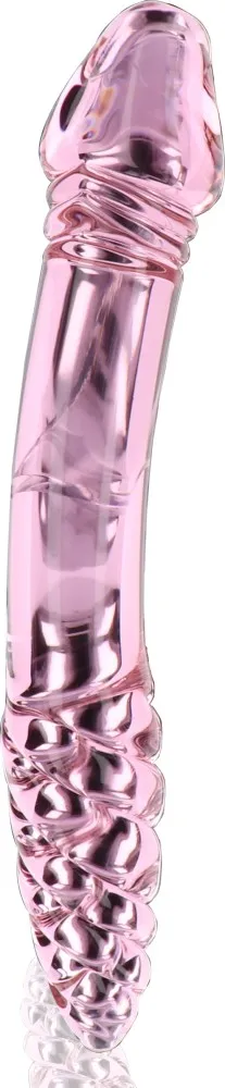 ToyJoy Rhinestone Scepter dildo in vetro doppia punta