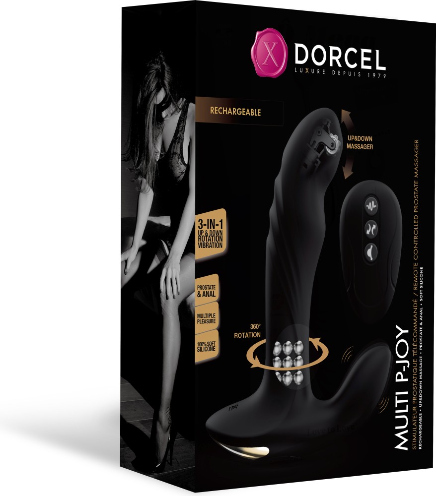 Dorcel Multi P-Joy stimolatore prostatico telecomando 3 motori