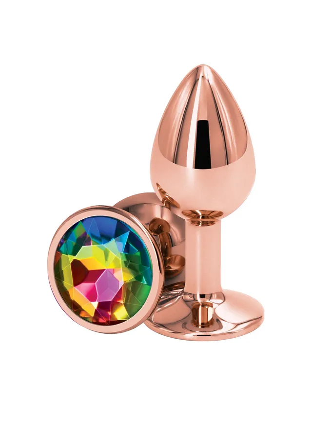 NS Novelties Rear Assets plug anale Rose Gold S gioiello 6,5 cm